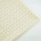 Фиолетовые и розовые ткани с цветочным рисунком, 100% хлопчатобумажная ткань, искусственная ткань, Лоскутная Одежда для кукол, Новые поступления