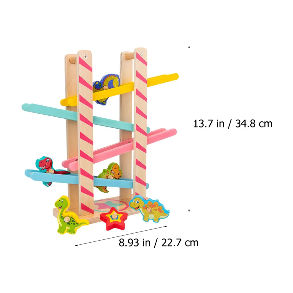 

1 Set Children Race Ramp Sliding Funny Colorful Ramp Toddler
