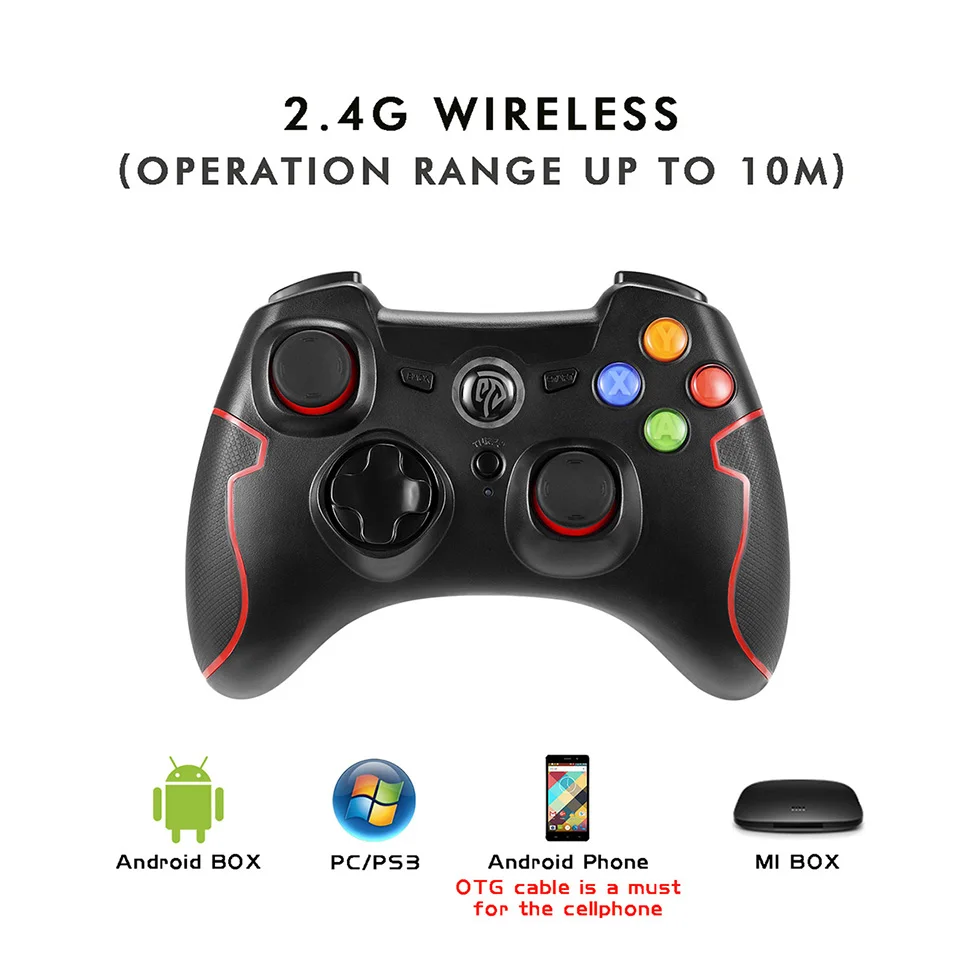 Геймпад джойстик для PS3 сотовый телефон Android ПК Mi Smart tv Box Игровая приставка пульт