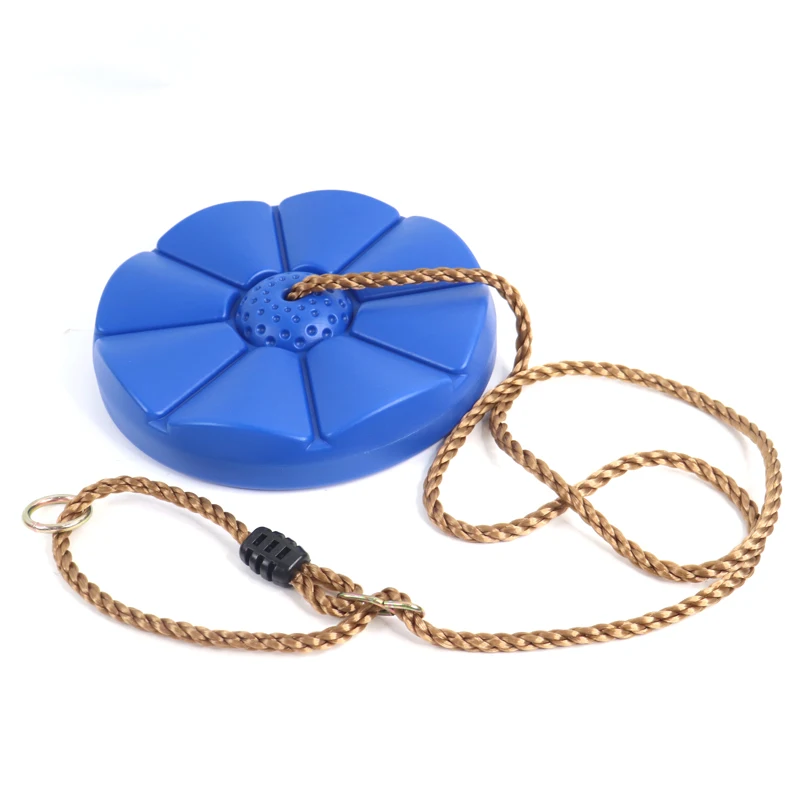 

Tree Climbing Rope with Platforms and Kids Disc Swing Seat Set Outdoor Backyard Playground Accessories Including Hanging Strap