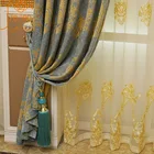 Шторы из синели, жаккардовые, для гостиной, спальни, кабинета