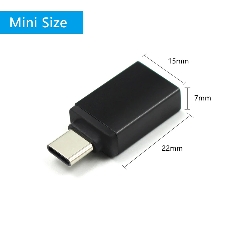 Кабель адаптер OTG с разъемами USB 3 0 и Type C 5 шт.|Переходники адаптеры| |