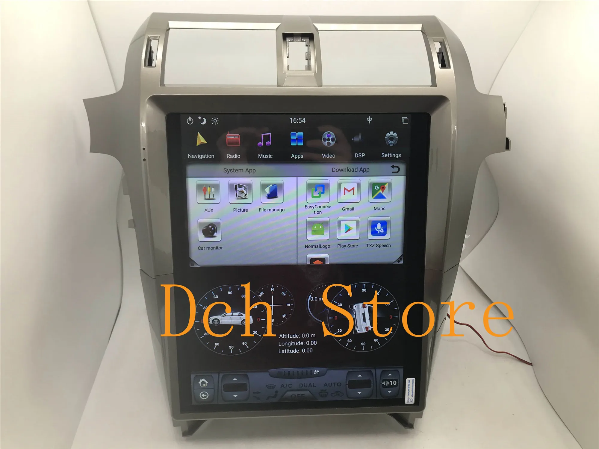 15 дюймовый вертикальный автомобильный DVD GPS навигатор Тесла стиль Android 9 0 для lexus GX