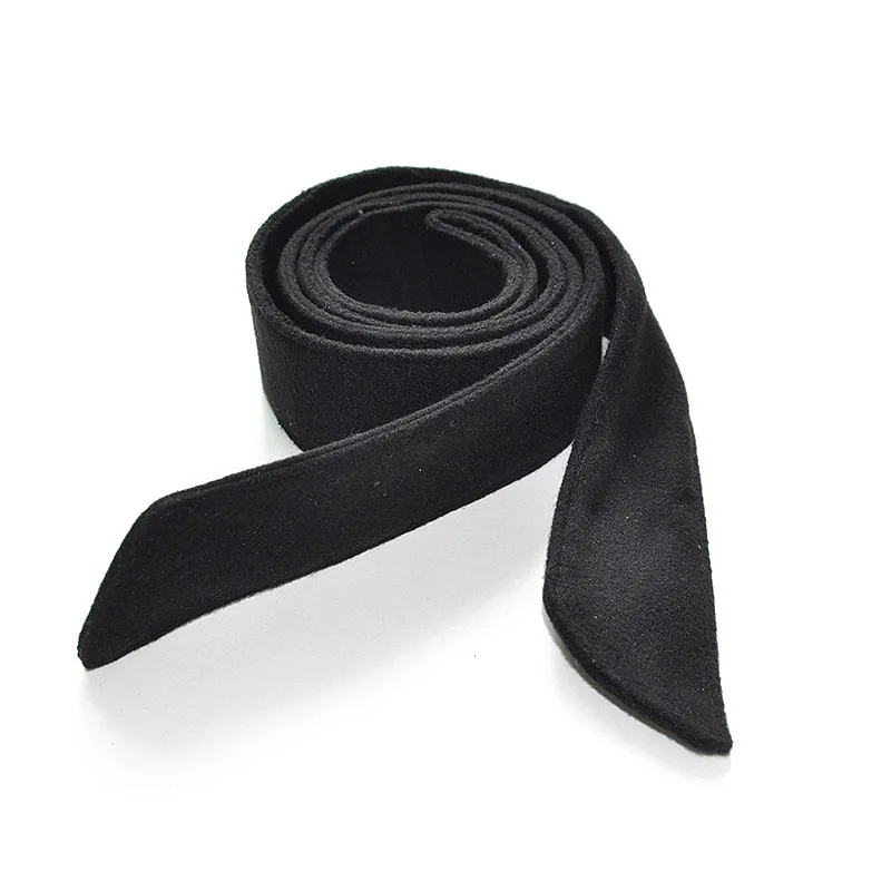 Black Renie SEAN бархатные пояса для женщин, одноцветные, с бантом, красные, черные, зимние, Дамский Пояс, ремень, женский пояс, пальто, аксессуары - Цвет: Black