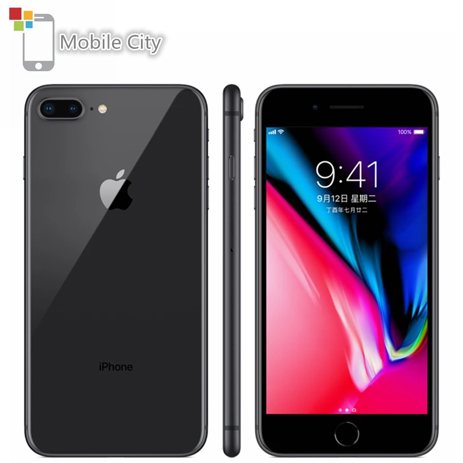 Apple iPhone 8 Plus разблокирована iOS A11 гекса четыре ядра смартфон с функцией отпечатков