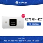 Разблокированный Мобильный Wi-Fi роутер Huawei E5785 E5785Lh-22c 300 Мбитс 4G LTE Cat6, точка доступа Wi-Fi, с батареей 3000 мАч и антенной 2 шт.