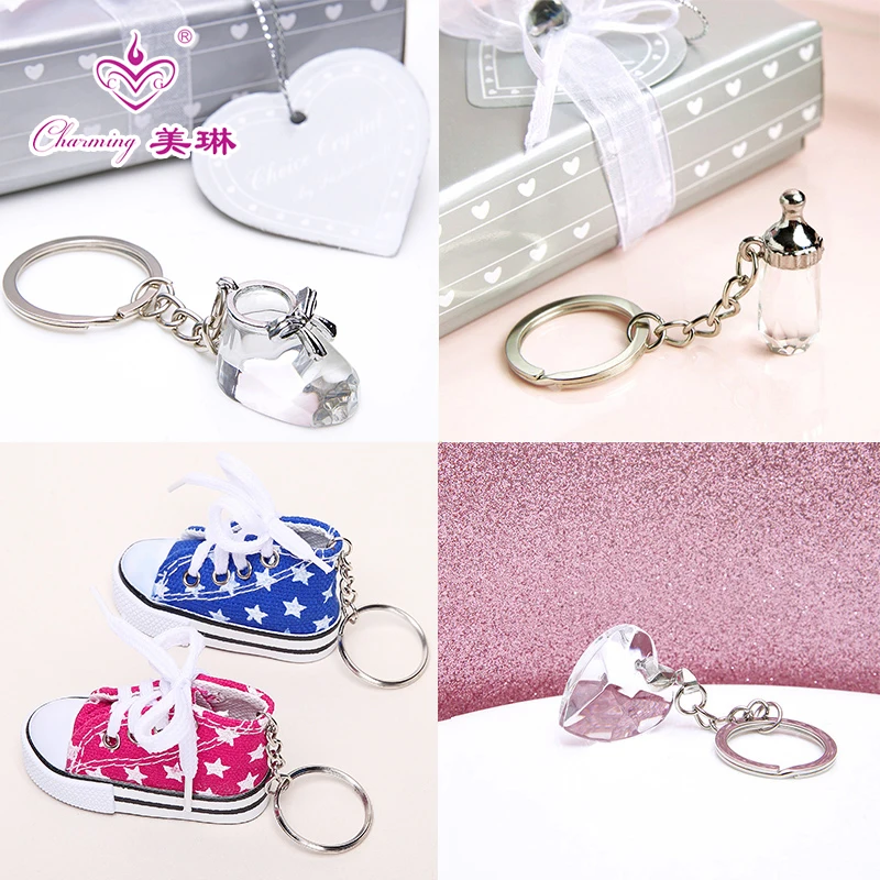 Хрустальный брелок для бутылки кормления ребенка в подарочной коробке|Сувениры