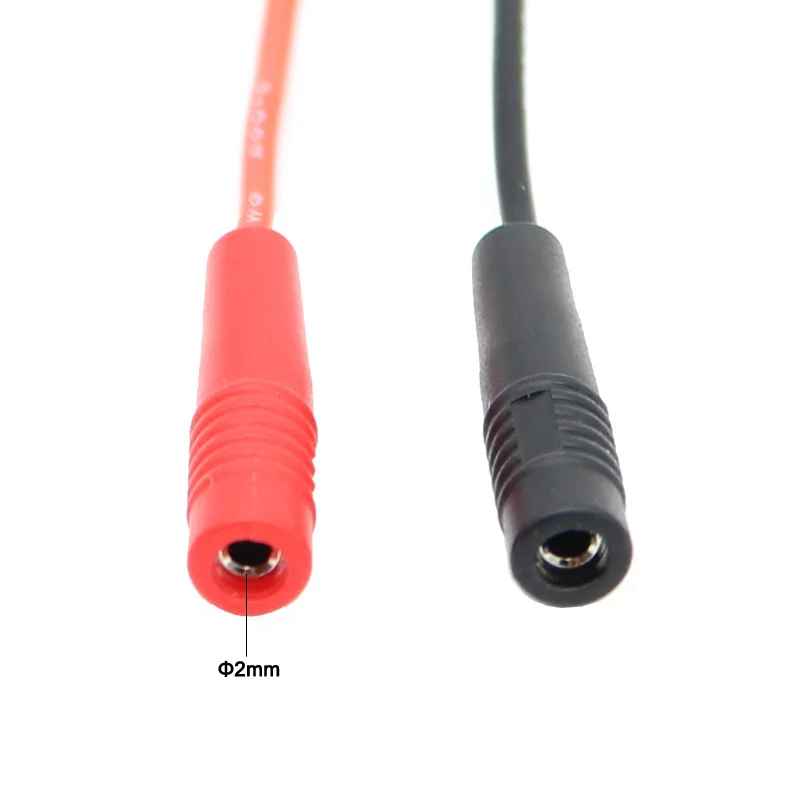 TPC132 2 мм штекер к внутренней пружине тестовый Крюк щуп 22AWG комплект испытательных