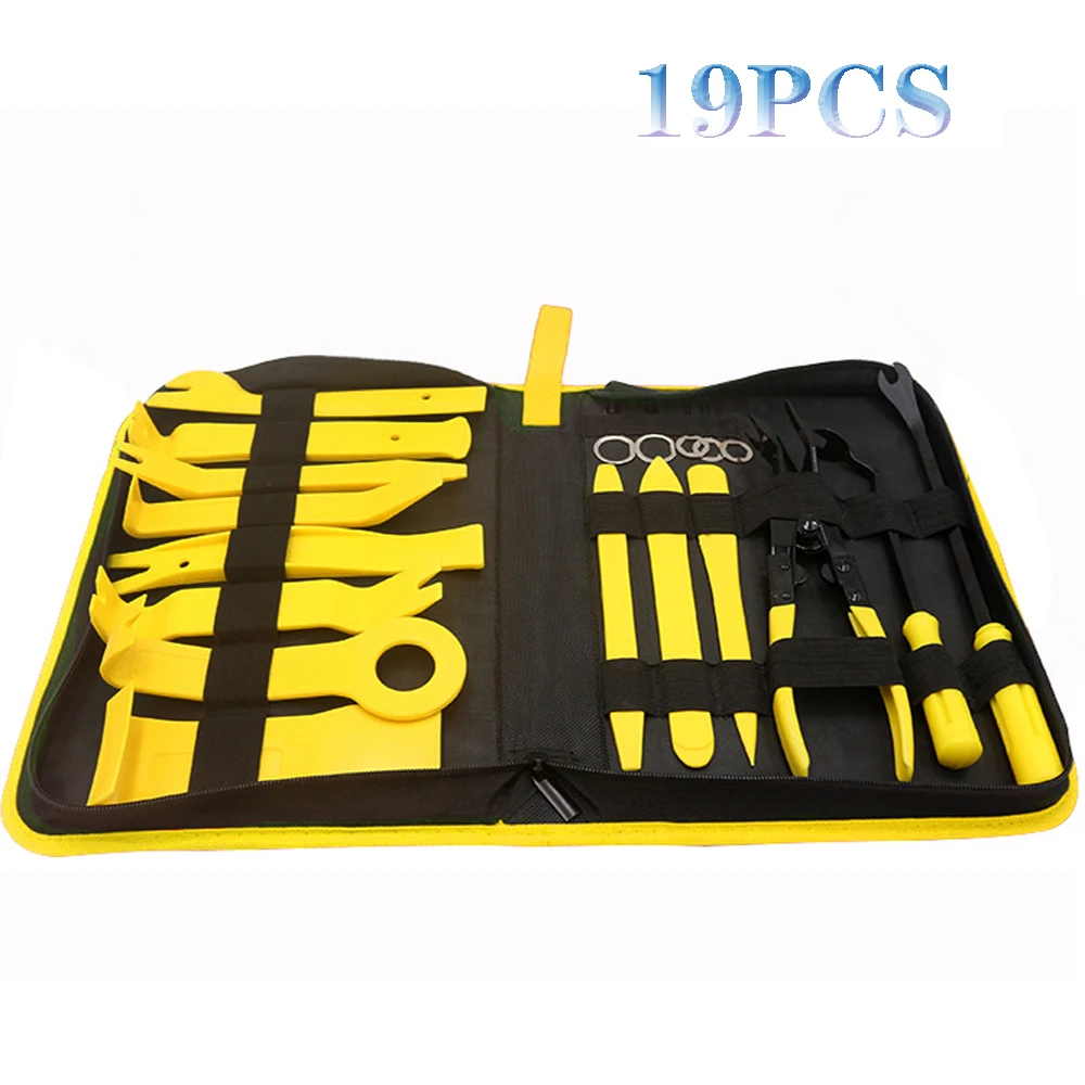 

Car Panel Removal Kit Hand Tool Set Audio Removal Installer Tool Set 11/13/19/38PCS Removal Tool Kit Door Panel Removal Tools