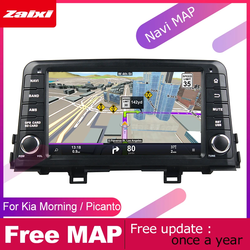 Автомобильный мультимедийный плеер ZaiXi Android 2 din Автомагнитола для Kia Morning Picanto 2017 ~