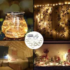 Рождественская гирлянда 3X1 3X2 3X3M, светодиодная сказочная гирлянда для свадьбы, гирлянда с USB, Рождественская сказочная гирлянда, декоративная занавеска для сада Вечерние