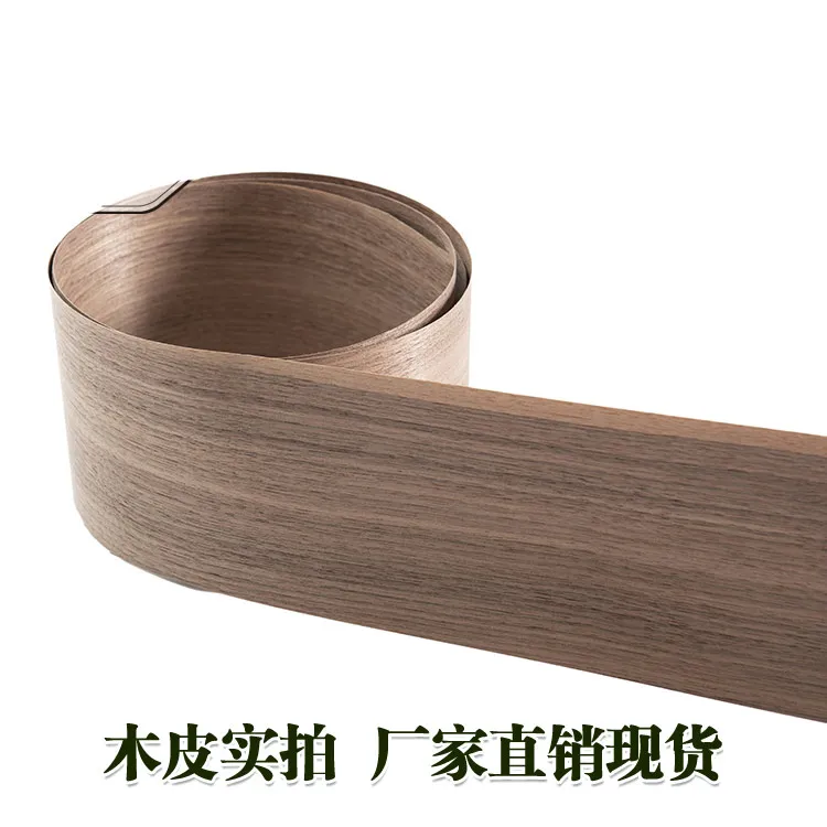 

L:3Meters Width:160mm Thickness:0.52mm Natural Black Walnut Straight Grain Speaker Veneer