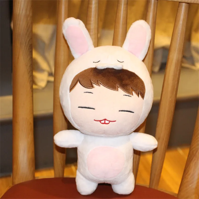 Аниме KPOP IKON Bobby White Rabbit 8 &quotплюшевая игрушка плюшевая кукла веер товары милая