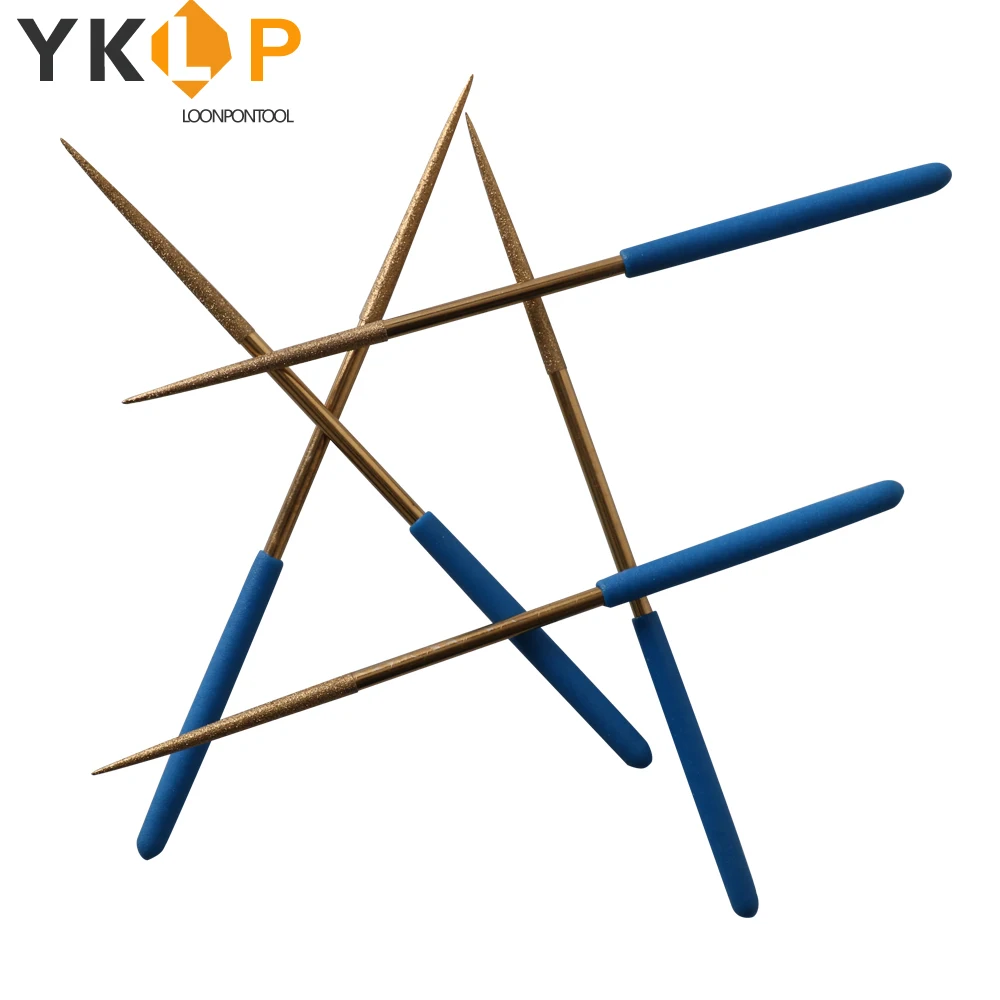 Алмазная игла с титановым покрытием Набор круглых пилок для дерева инструмент