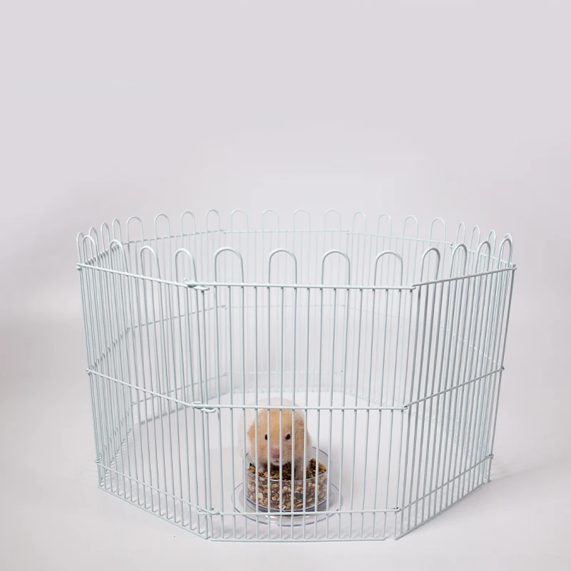 

Portable Folding Hamster Cage Fence Transparent Acrylic Fence for Rabbit Guinea Pig Hamster Mouse Rat Playing Supplies