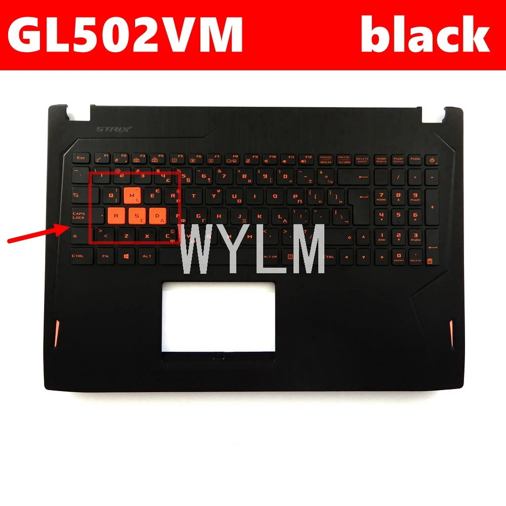 GL502VM для ASUS FX60 GL502VML VMZ VMK ZX60V s5vm S5YV FX60VM двуязычная Клавиатура ноутбука рамка C чехол