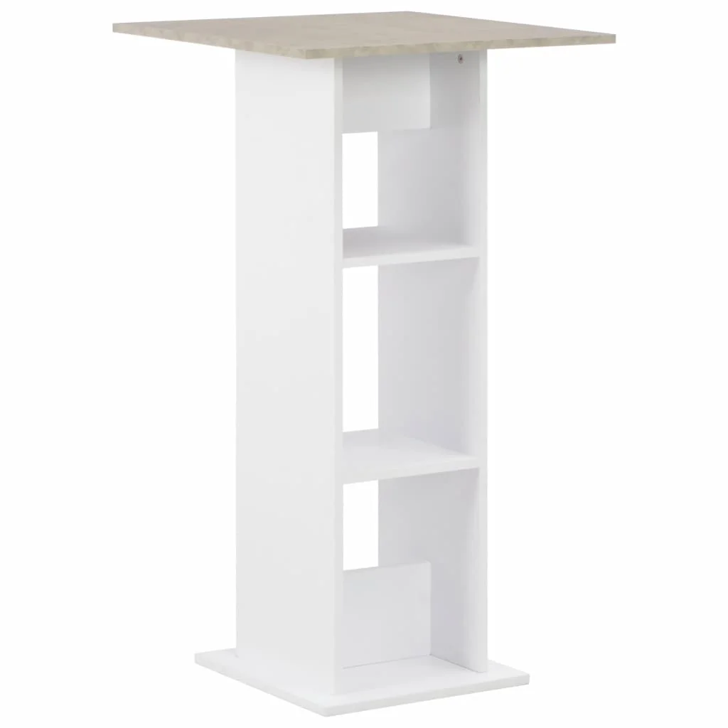 

Bar Table White 23.62"x23.62"x43.31"