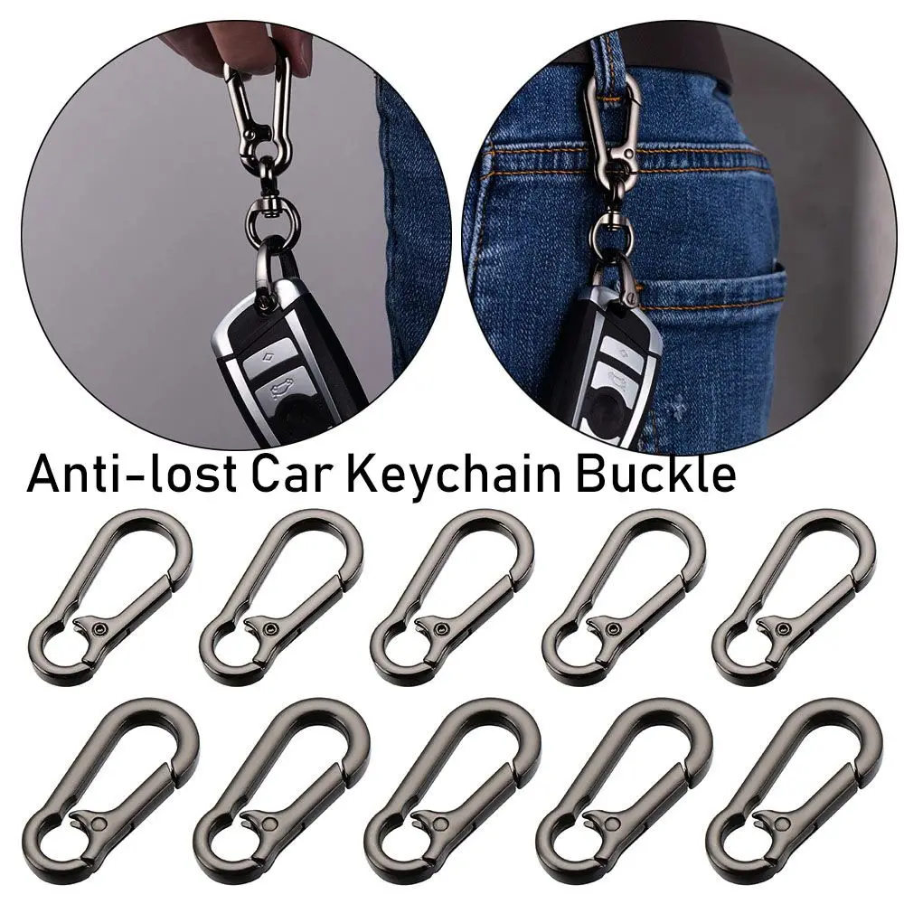 

Black Grey Silver Plated Gate Zinc Alloy Hooks Bag Belt Buckle Carabiner Purses Handbags Snap Clasp Clip Spring Buckles