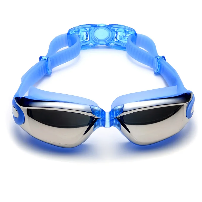 HD Водонепроницаемый Анти-туман для взрослых плавательные очки гальванический