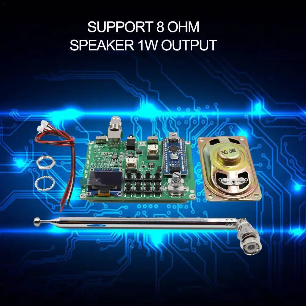 Полнодиапазонный радиоприемник поддерживает FM AM SSB гарнитуру с антенной