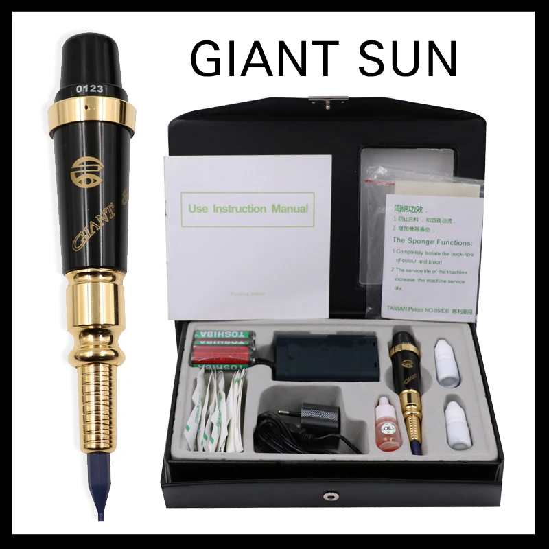 Original Taiwan G-9740 Giant sun G9740 permanent makeup tattoo machine Professional Tattoo gun Eyebrow and Lip tattoo