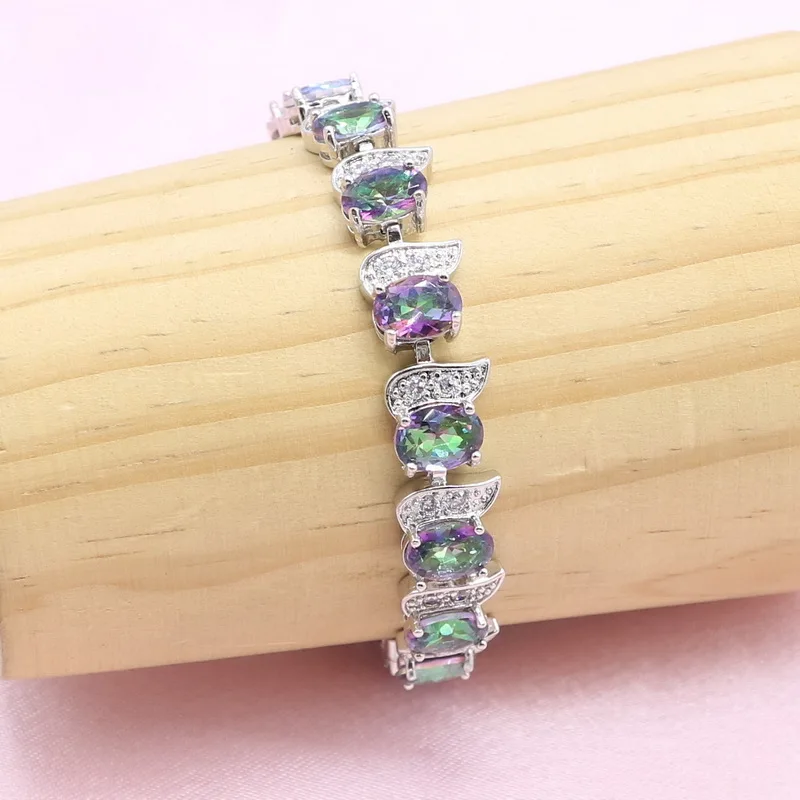 Женский ювелирный комплект из колье и серёг с кристаллами | Украшения аксессуары