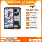 Смартфон OUKITEL WP6, 6 + 128 ГБ, 10000 мА  ч, 6,3 дюйма, FHD, водонепроницаемый, тройная камера 48 МП