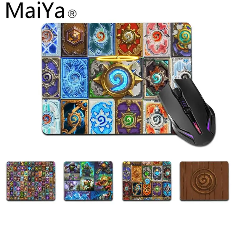 Высококачественный Прочный Настольный резиновый коврик для мыши Maiya Hearthstone лидер
