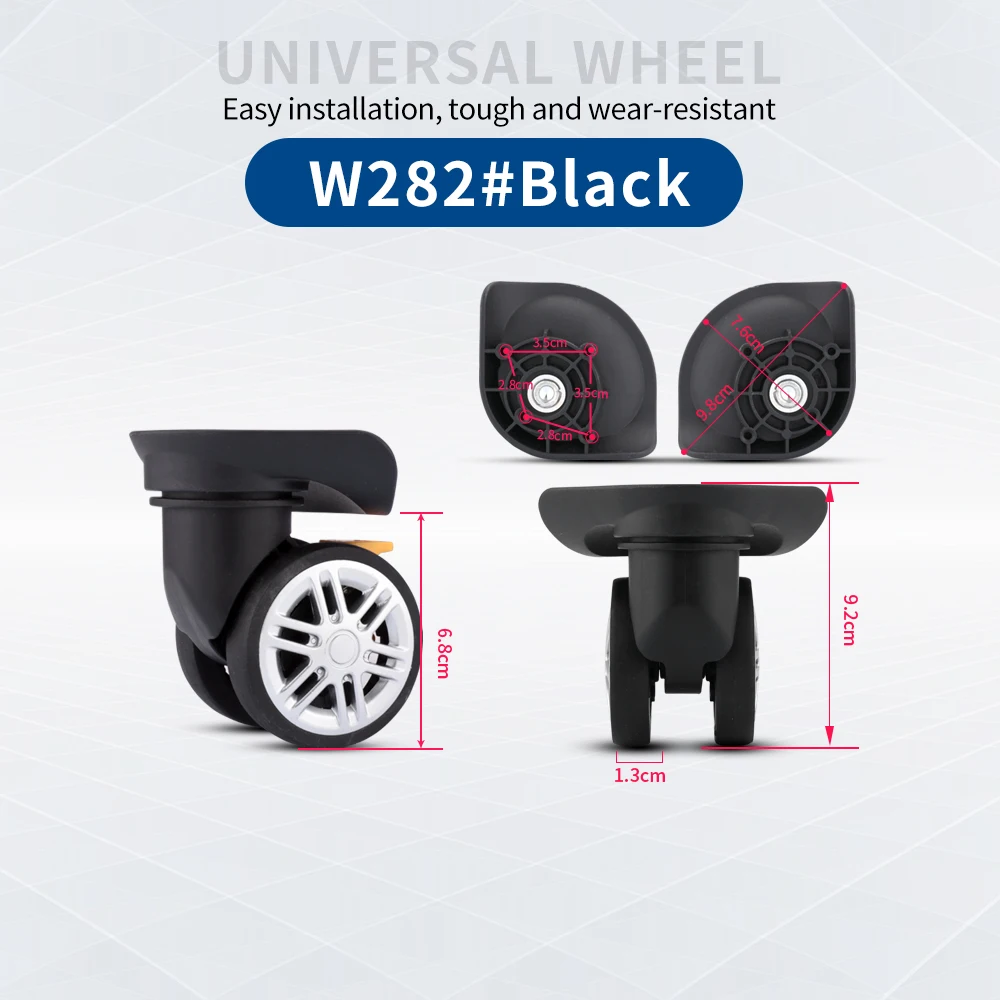 TANGYIPIN W282 Travel Bag wheels password luggage accessories wear-resistant roller replacement high-quality universal wheel