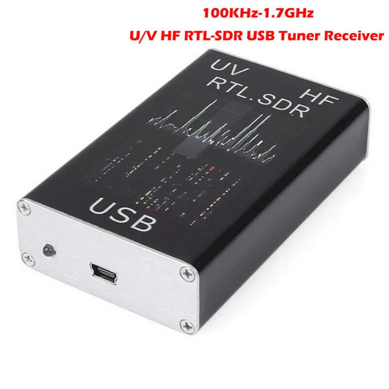 100 кГц-1,7 ГГц Полнодиапазонный УФ HF RTL-SDR Настройщик USB приемник/R820T+ 8232 радиоприемник