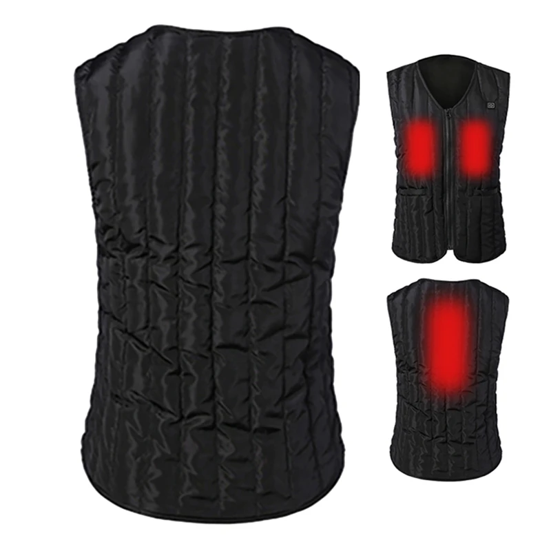 

Жилет с подогревом для мужчин и женщин, легкий уличный топ с USB-зарядкой, для катания на лыжах, охоты, рыбалки, пешего туризма