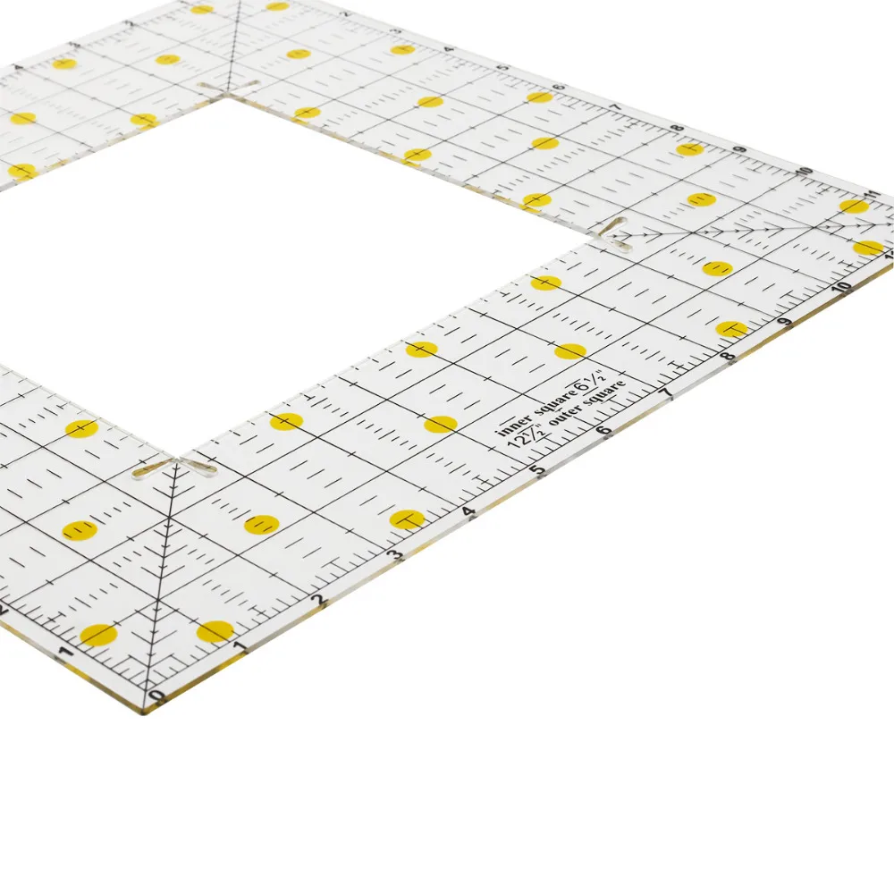 1 шт. квадратная Лоскутная линейка акриловая швейная стеганая шаблоны инструмент