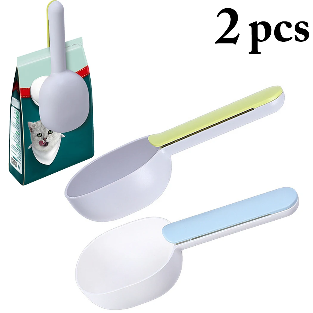 

2 шт., пластиковые ложки для еды для домашних животных