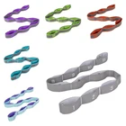 Эластичный пояс для йоги, эластичный пояс из латекса с 9 или 11 петлями, для латиноамериканских танцев, занятий йогой, пилатесом