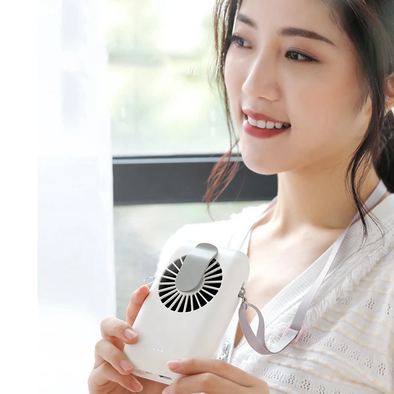 Hanging Waist Fan USB Charging Neck Portable Mini Air Cooler | Бытовая техника