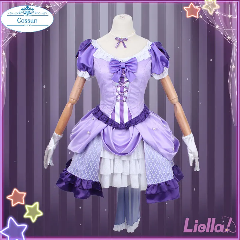 

Anime! Lovelive SuperStar Liella! Tang Keke Shibuya Kanon Performance Suit Elegant Dress Uniform Cosplay Costume Women