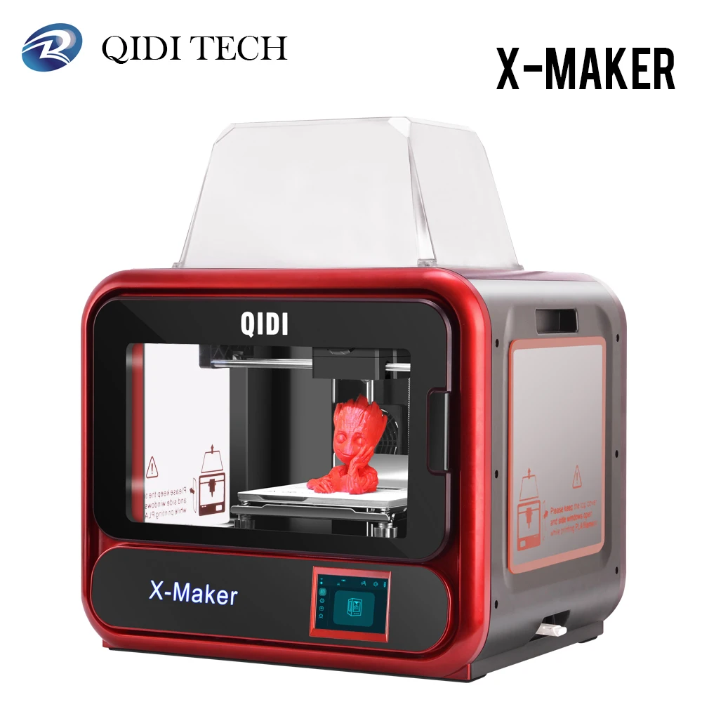 QIDI 3d принтер x-maker образовательного класса Impresora 3D Drucker Высокоточный размер печати 170 мм* 150 мм* 160 мм с ABS, PLA, гибкий