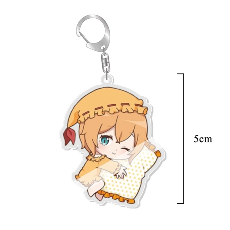 Брелок с японским аниме Re: жизнь в другом мире от нуля брелок Rem Ram Мультяшные