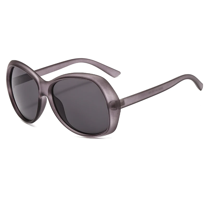 Samjune Oversized Round Luxury Sunglasses 2019 Big Black Plastic Frame Celebrity Shades For Women Large lentes | Аксессуары для