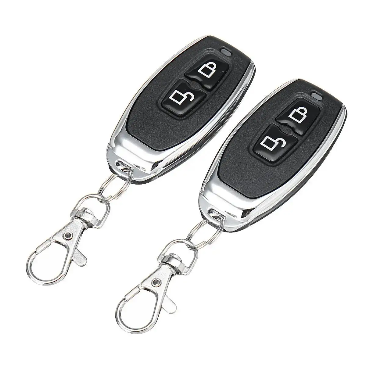 

433Mhz Wireless Remote Control 2 buttons EV 1527 Learning Code Transmitter Key Fob for Gate Garage Door controller No Clone