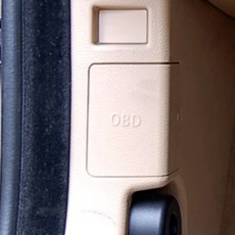 Для BMW 3 серии E90 E91 E92 E93 диагностическая Крышка Штепсельной Вилки OBD черная панель