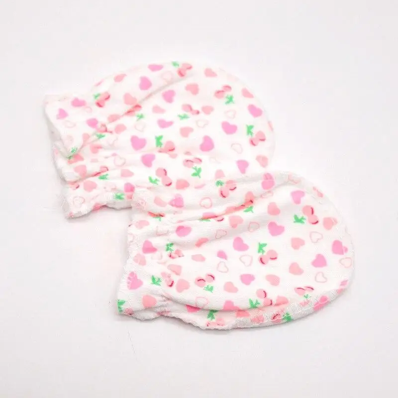 

2Pair/lot Cotton Baby Anti Scratching Gloves Toddler Newborn Gloves Protection Face Baby Mittens Glove Infant Accessories 0-6M