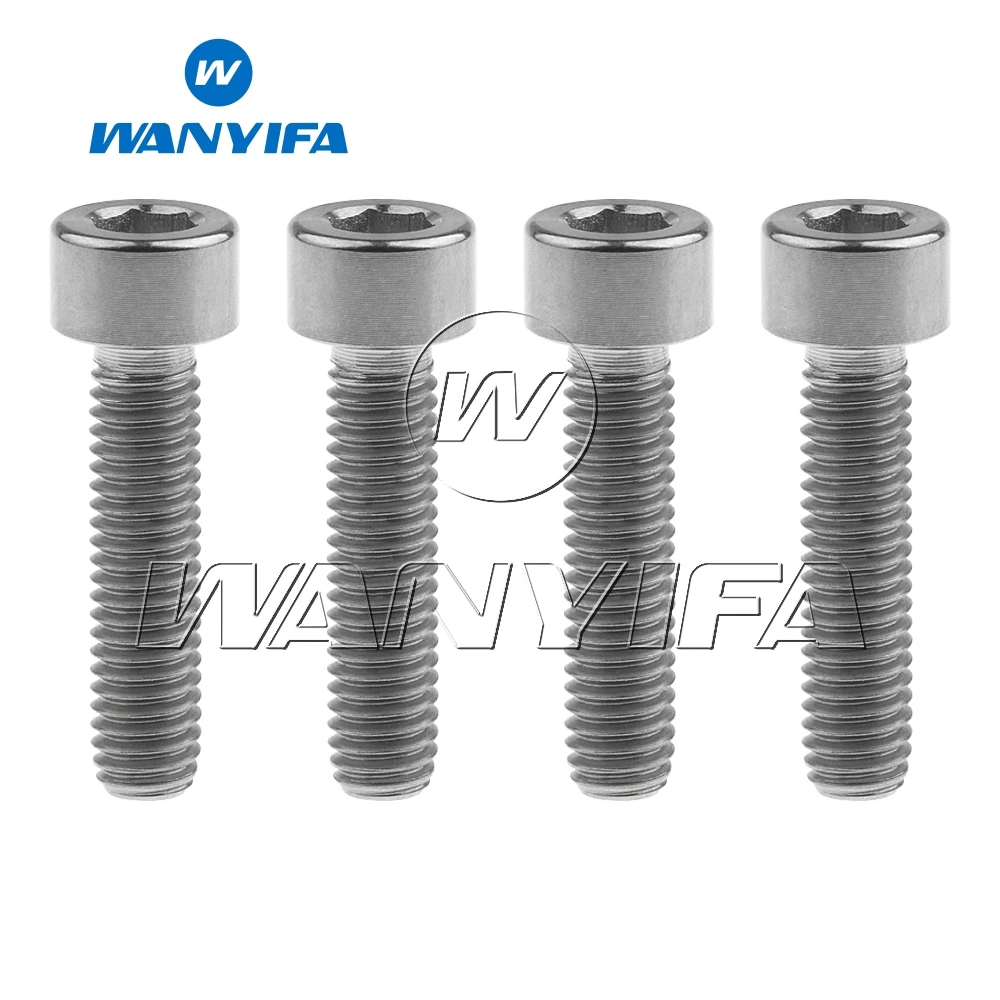

Титановые болты «Wanyifa» m6x25 мм, шестигранные винты для велосипеда, тормозной винт, 4 шт.