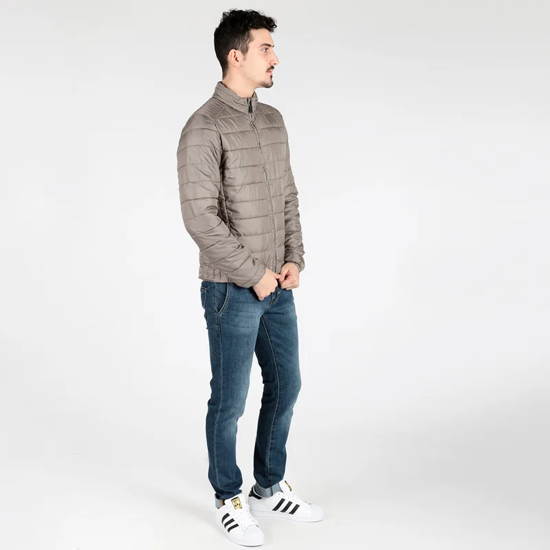 Куртка X-cape серая стеганая | Мужская одежда