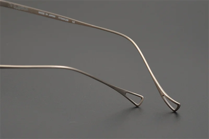 Очки мужские прямоугольные титановые с полным ободком KMN114 | Аксессуары для