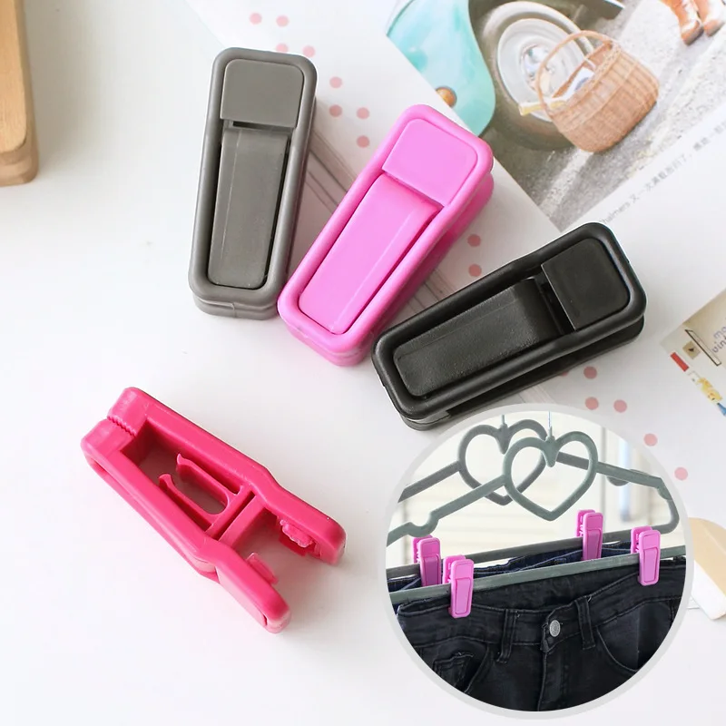 

1Pcs/Lot Multifunctional Plastic Clothespins Mini Non-slip Windproof Laundry Clips Photo Clips for Underwear Socks Drying