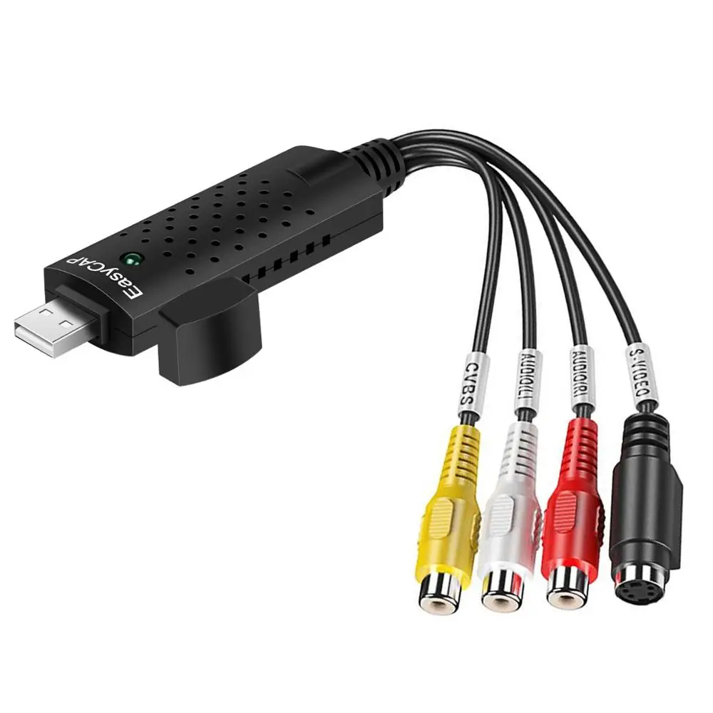 Преобразователь USB 2 0 Видео Аудио VHS в DVD HDD адаптер для захвата Easycap устройство