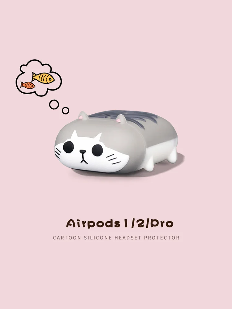 

Ультратонкий силиконовый чехол для Airpods 1/2, с 3D рисунком