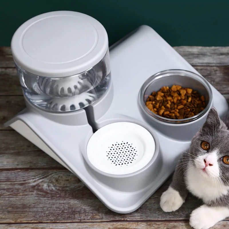 

Водный фонтанчик для кошек, не требует подключения, водонепроницаемая миска для кормления собак, автоматическая кормушка