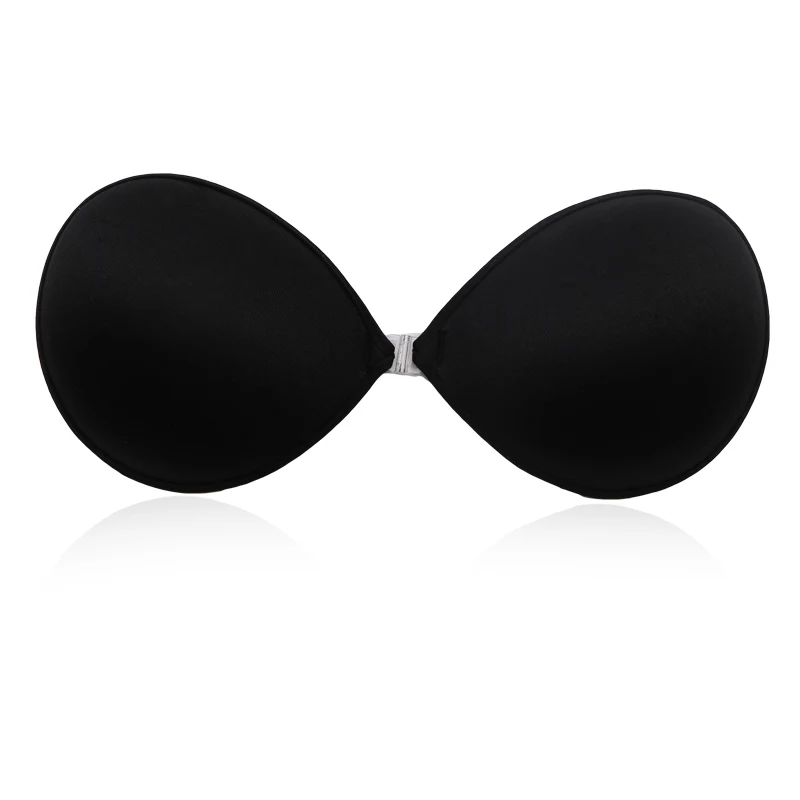 Сексуальный бюстгальтер с пуш-ап без бретелек и спинки бесшовные клей невидимых